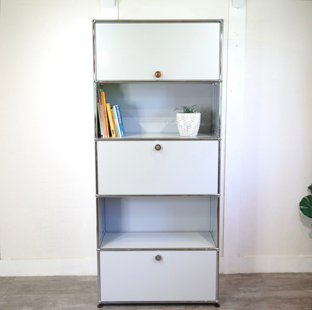 USMハラー / USM Haller キャビネット 1列5段 白 オフィス