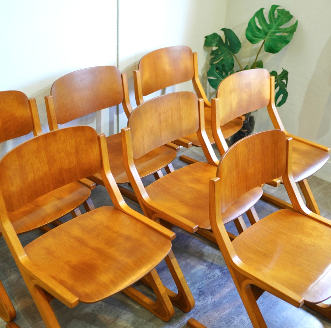 天童木工 HFシリーズ Zチェア ヴィンテージ オーク材 希少