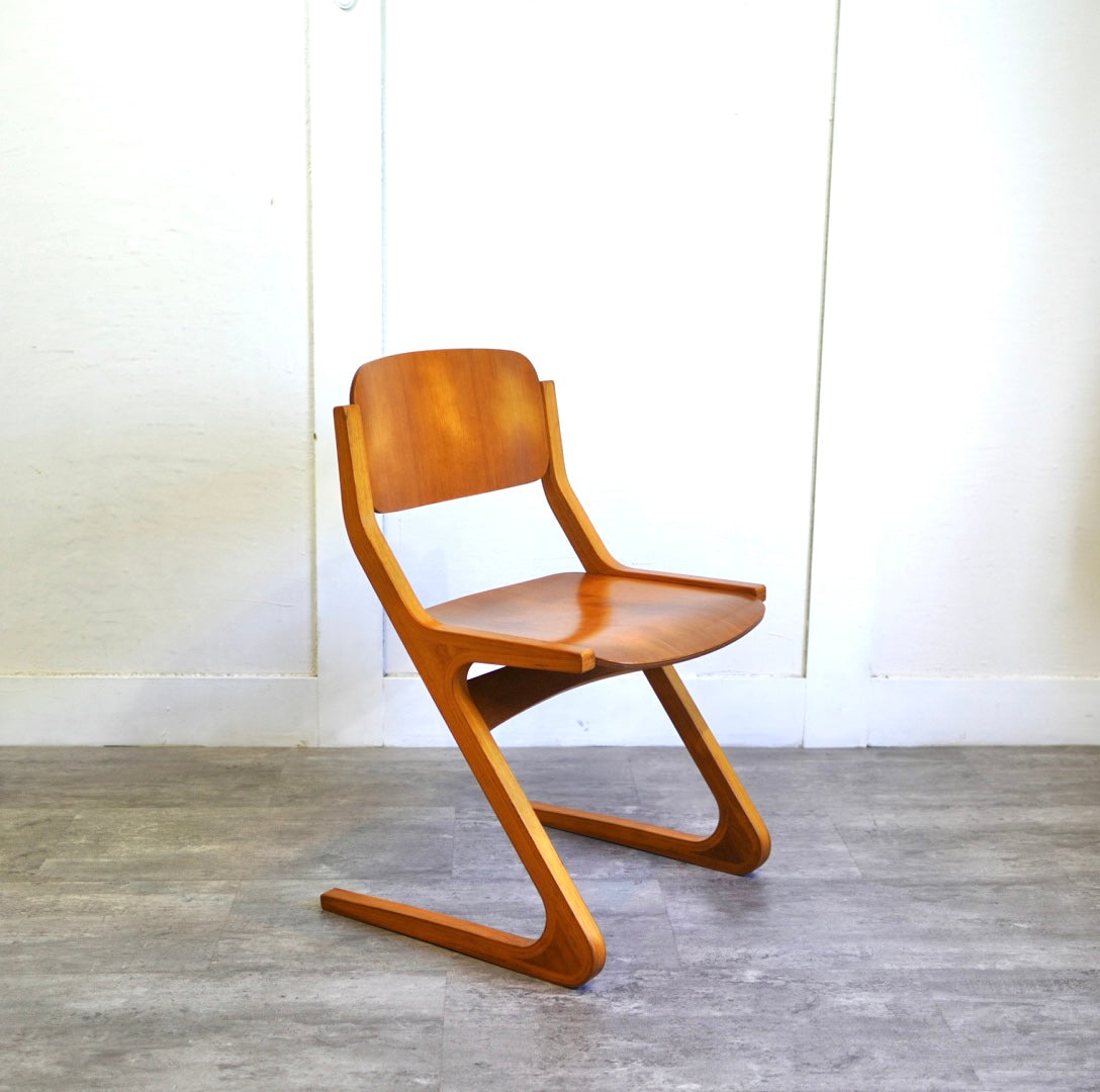 天童木工 HFシリーズ Zチェア ヴィンテージ オーク材 希少 中古