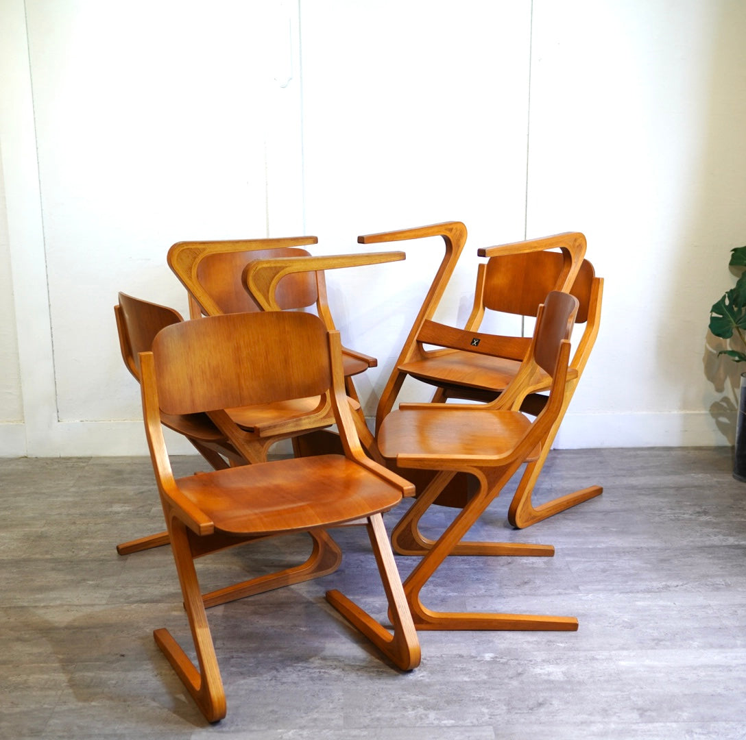 天童木工 HFシリーズ Zチェア ヴィンテージ オーク材 希少