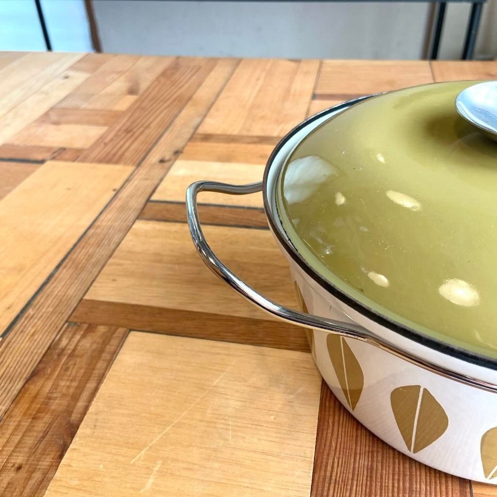 キャサリンホルム / Cathrineholm ロータス / Lotusシリーズ 両手鍋 キャセロール オリーブ ヴィンテージ