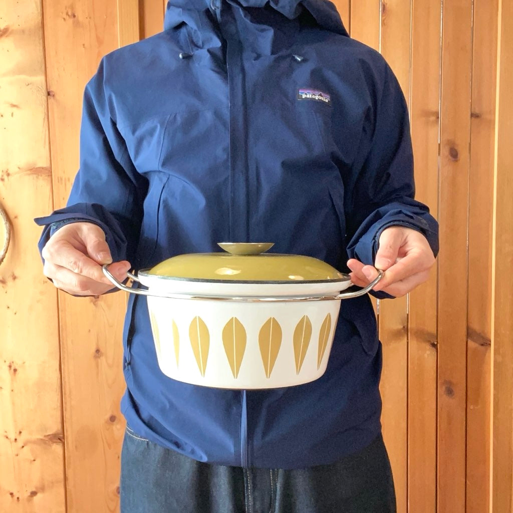 キャサリンホルム / Cathrineholm ロータス / Lotusシリーズ 両手鍋 キャセロール オリーブ ヴィンテージ