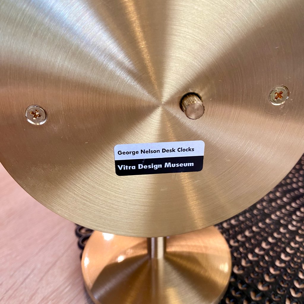 ヴィトラ / Vitra ナイトクロック ブロス 卓上時計 ジョージ・ネルソン