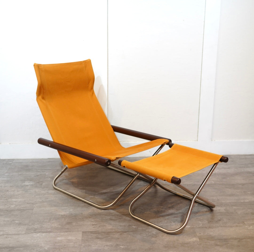 ニーチェアF ロッキング オレンジ 藤栄 Nychair 折りたたみ椅子 イス ニーチェアF ロッキング オレンジ 藤栄 Nychair 折りたたみ椅子 イス