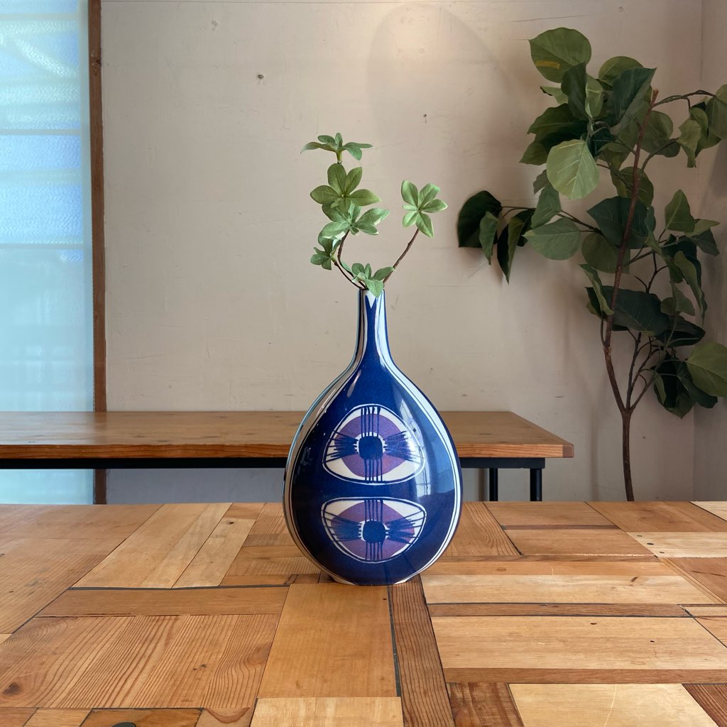 ロイヤルコペンハーゲン / Royal Copenhagen テネラ アルミニア窯 フラワーベース ニルス・トーソン
