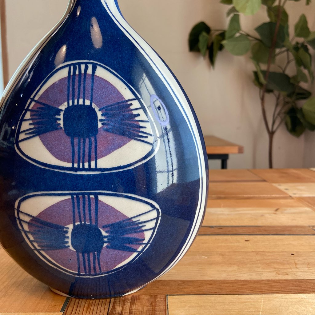 ロイヤルコペンハーゲン / Royal Copenhagen テネラ アルミニア窯 フラワーベース ニルス・トーソン