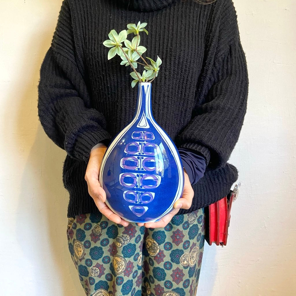 ロイヤルコペンハーゲン / Royal Copenhagen テネラ アルミニア窯 フラワーベース ニルス・トーソン