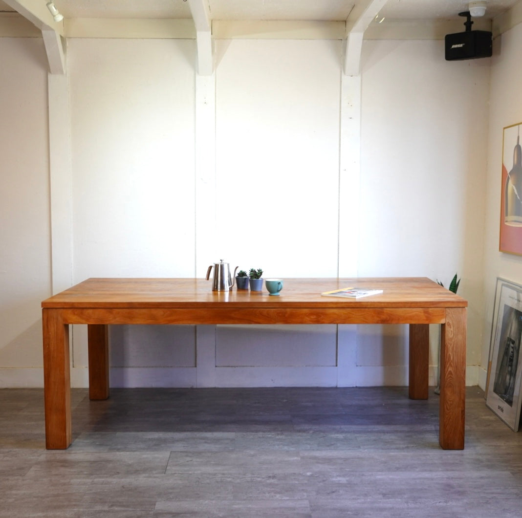 チーク材 ダイニングテーブル 200㎝ 無垢材