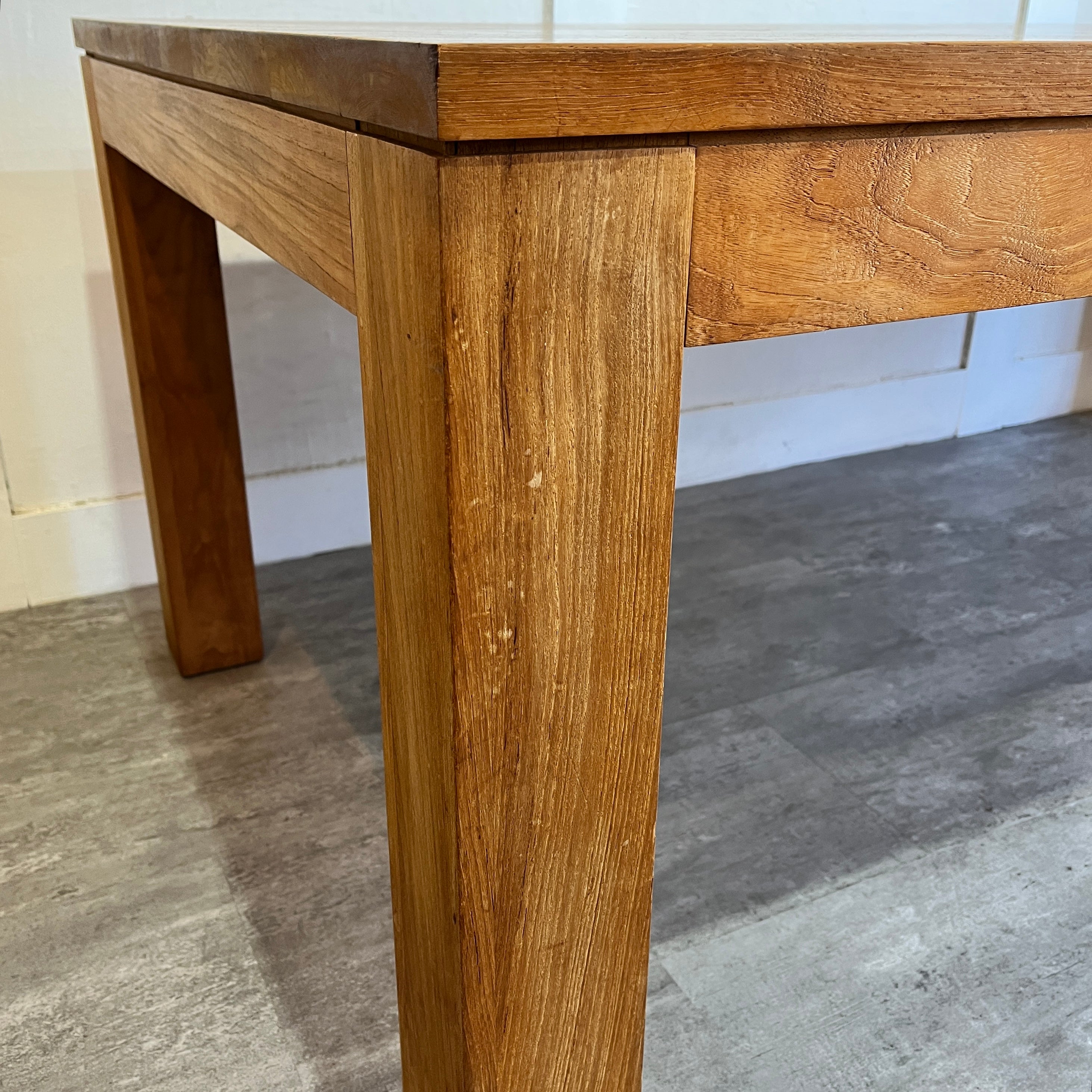 チーク材 ダイニングテーブル 200㎝ 無垢材