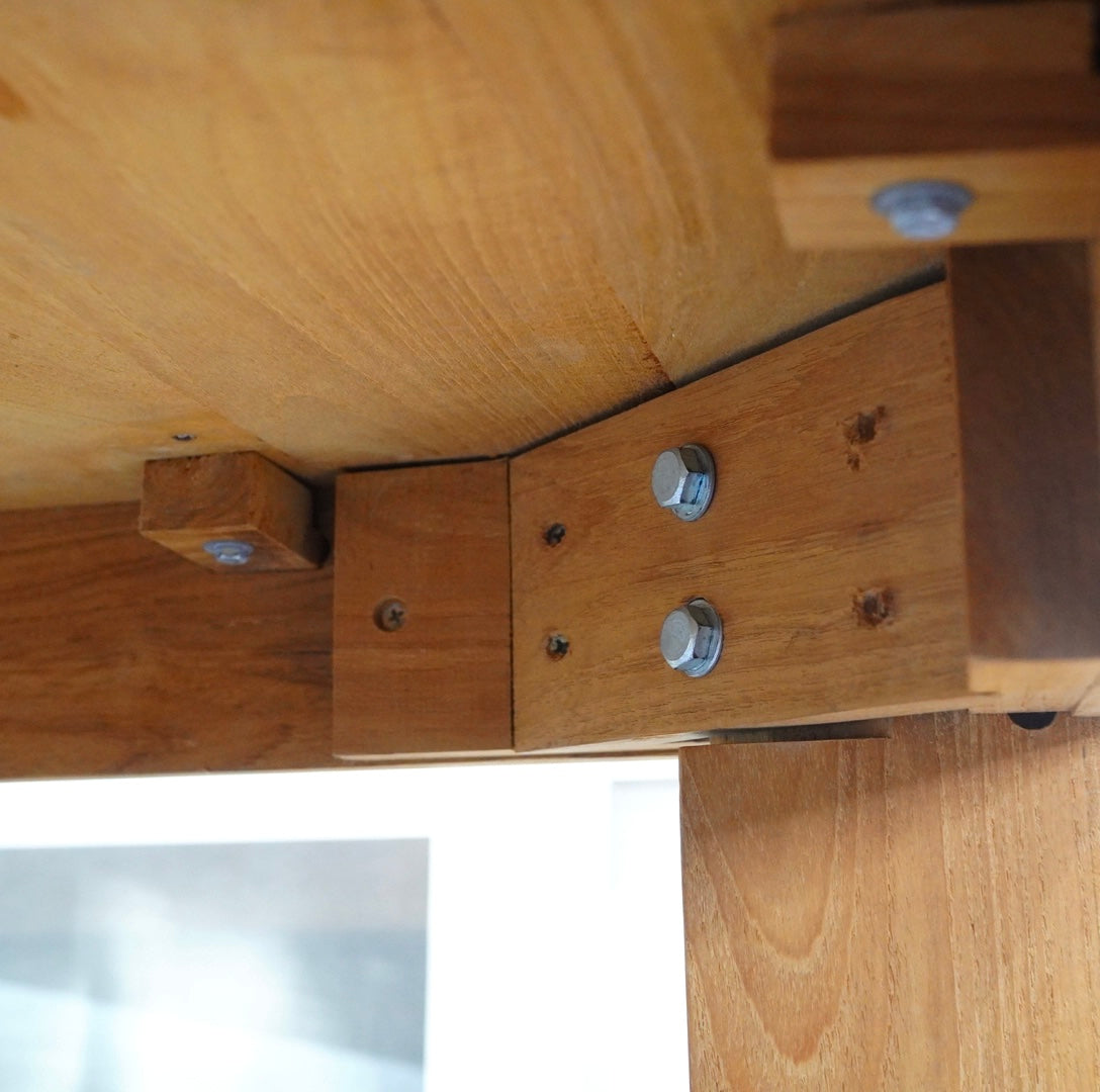 チーク材 ダイニングテーブル 200㎝ 無垢材