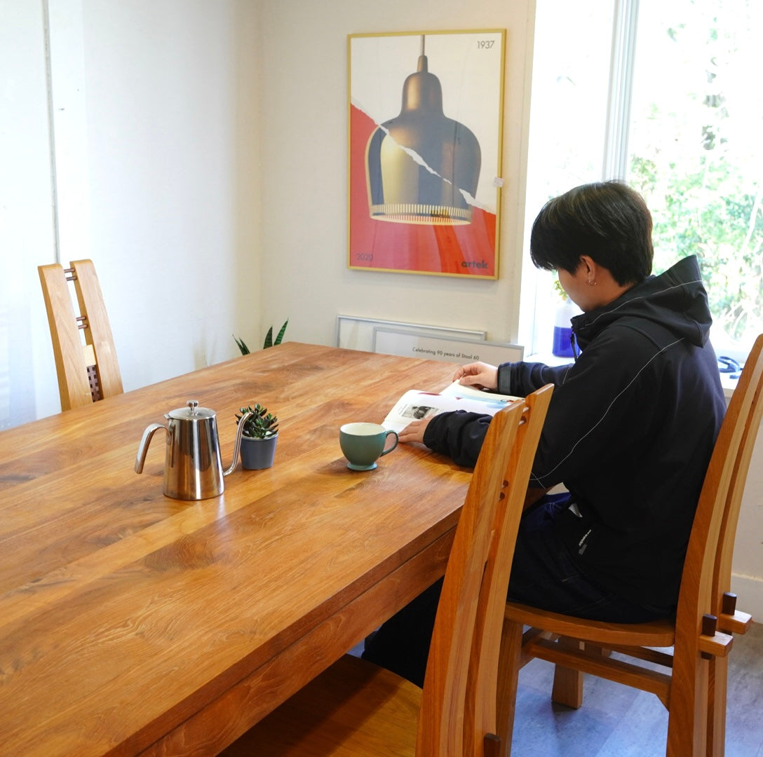 チーク材 ダイニングテーブル 200㎝ 無垢材