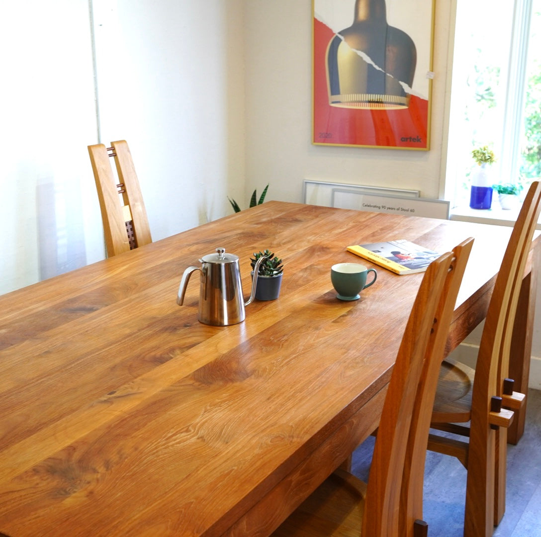 チーク材 ダイニングテーブル 200㎝ 無垢材