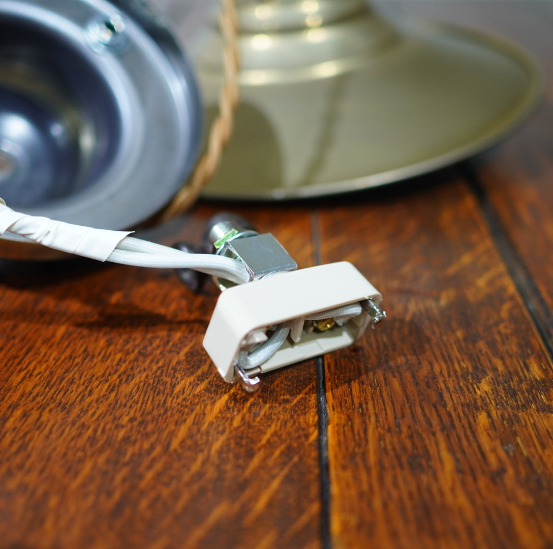 プーリーペンダントライト 真鍮シェード