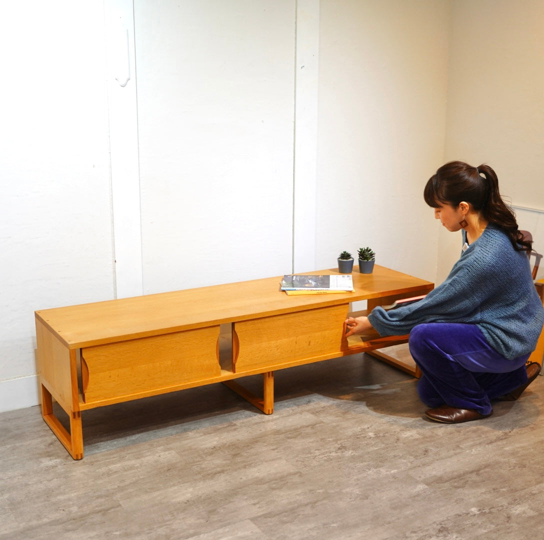 万寿実家具 オークAVボード テレビ台 ローボード