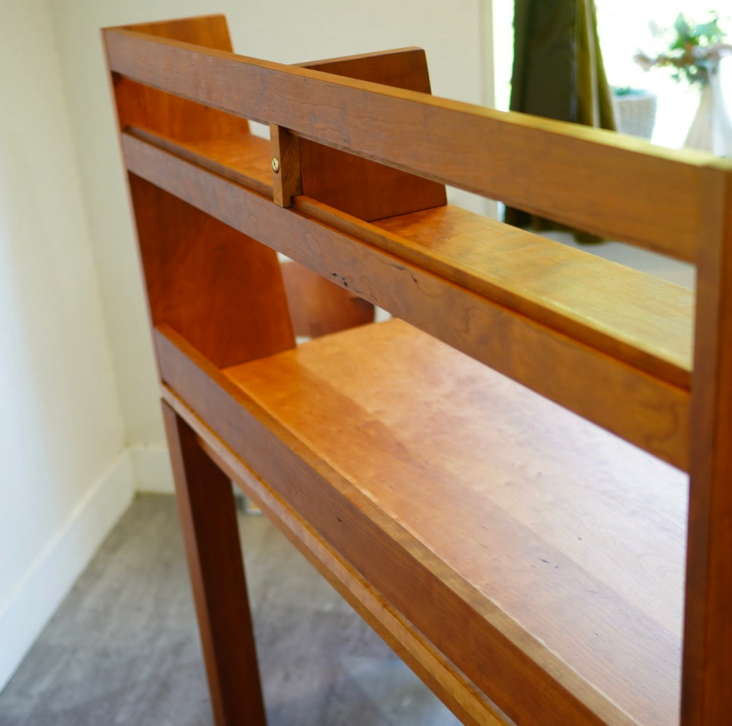 ポー・デコール / beau decor ロハスデスク+ブックシェルフ ブラックチェリー