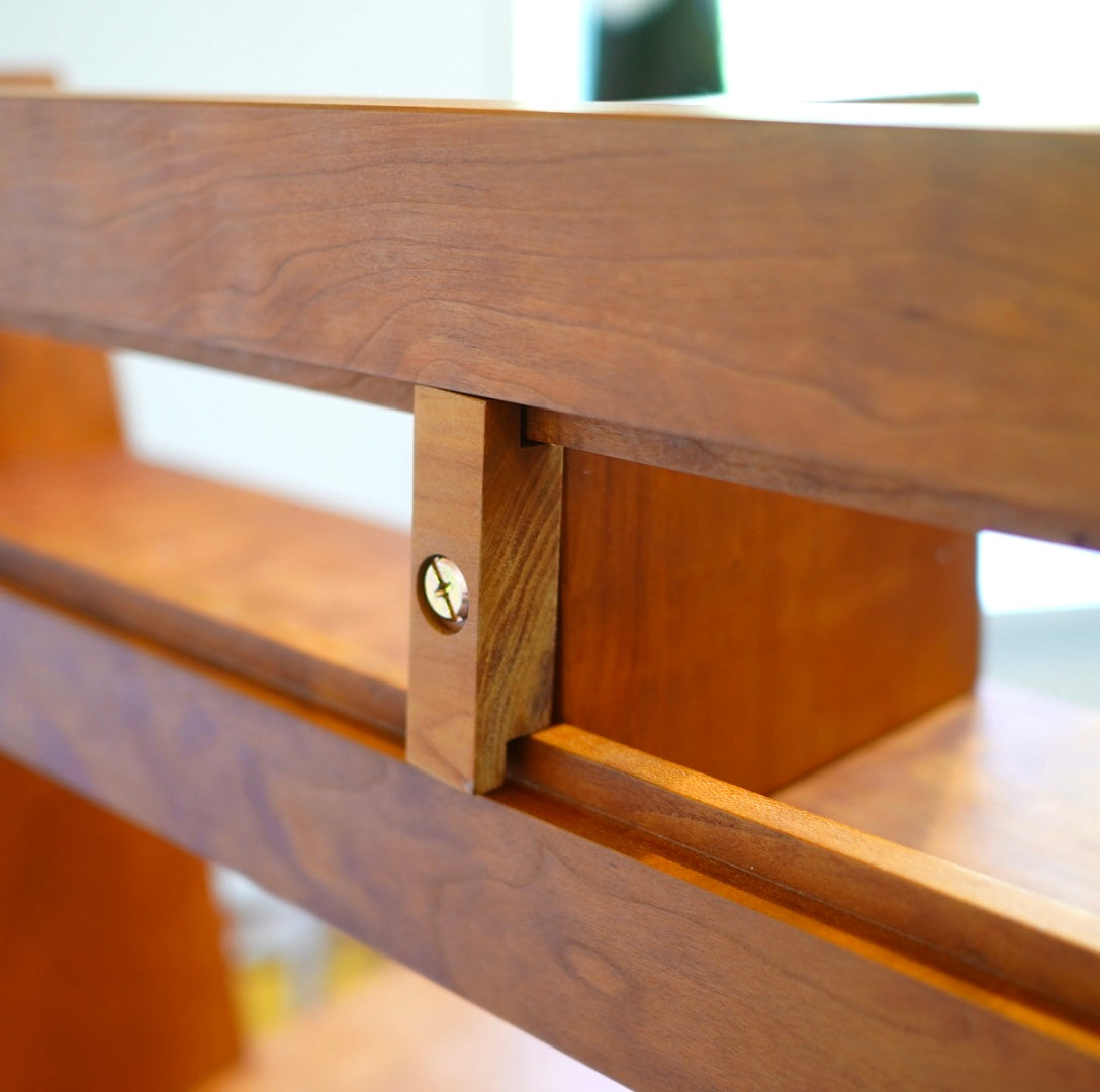 ポー・デコール / beau decor ロハスデスク+ブックシェルフ ブラックチェリー