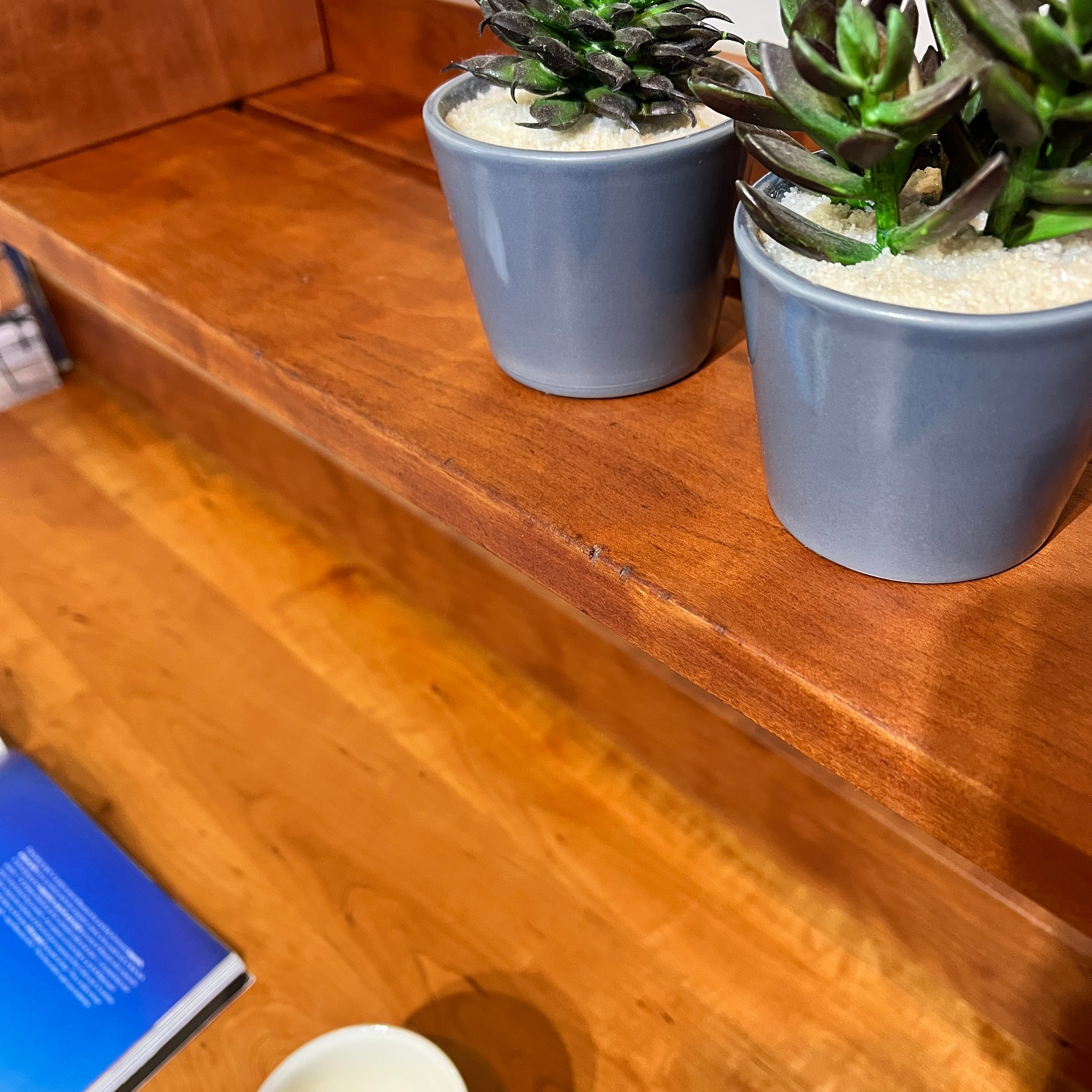 ポー・デコール / beau decor ロハスデスク+ブックシェルフ ブラックチェリー