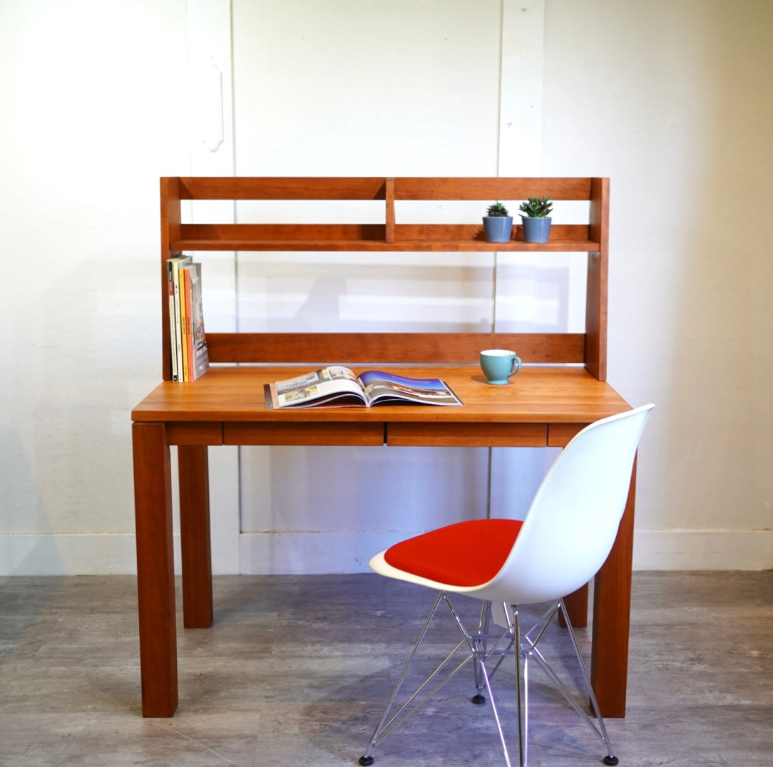 ポー・デコール / beau decor ロハスデスク+ブックシェルフ ブラックチェリー