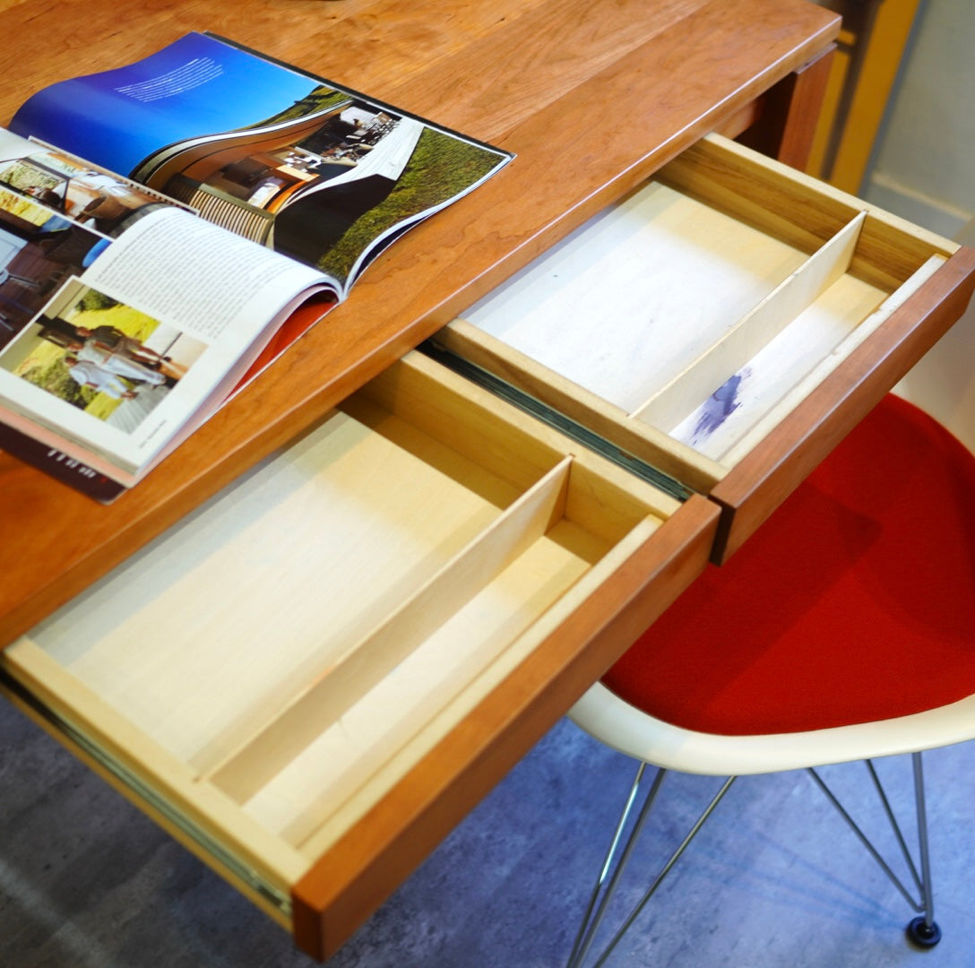 ポー・デコール / beau decor ロハスデスク+ブックシェルフ ブラックチェリー