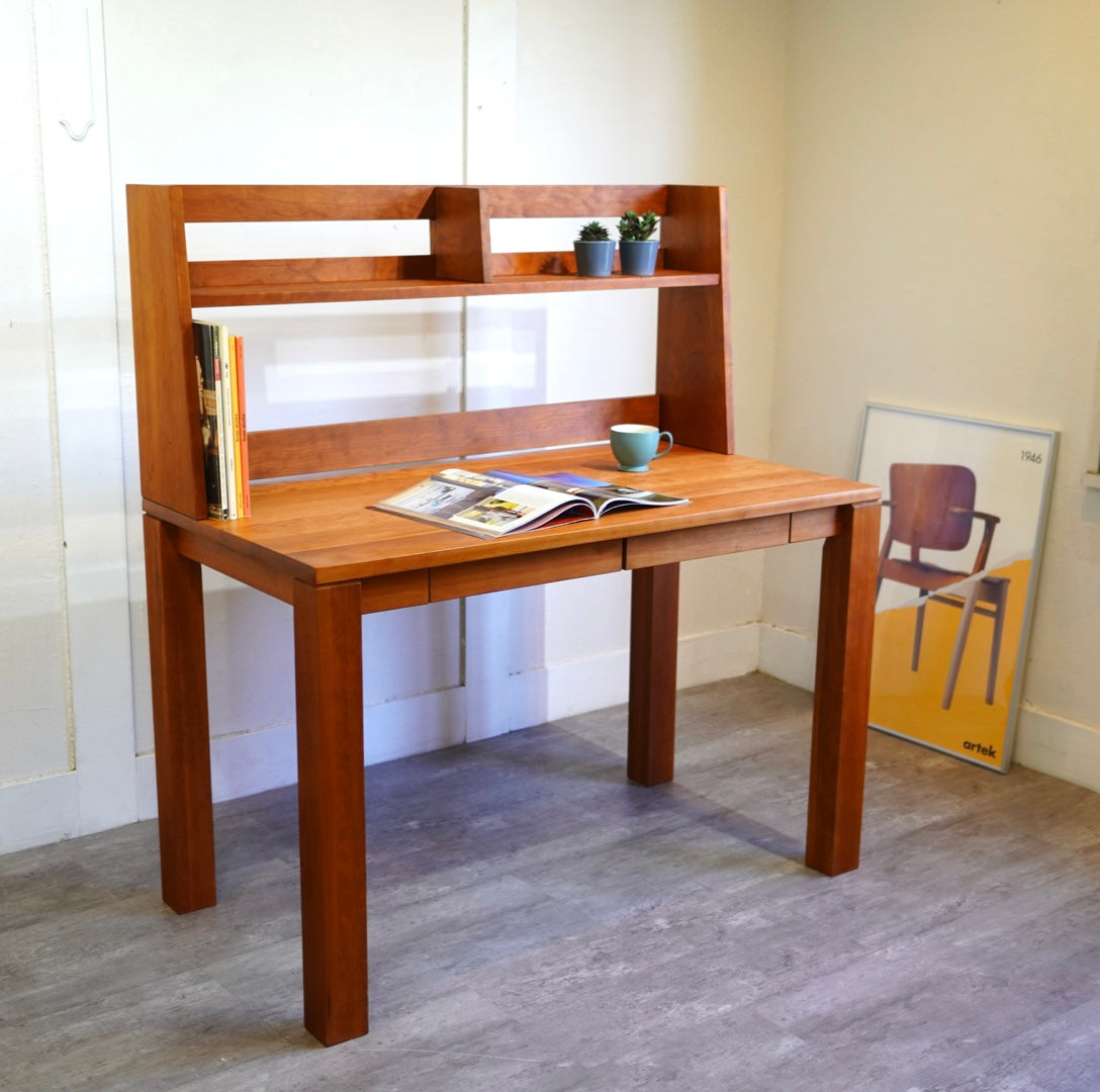 ポー・デコール / beau decor ロハスデスク+ブックシェルフ ブラックチェリー