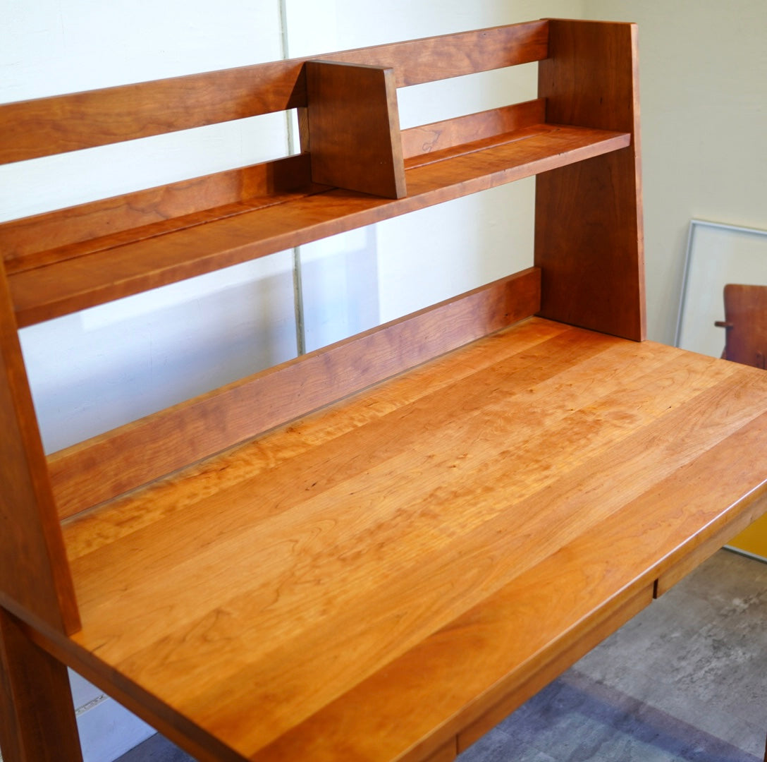 ポー・デコール / beau decor ロハスデスク+ブックシェルフ ブラックチェリー