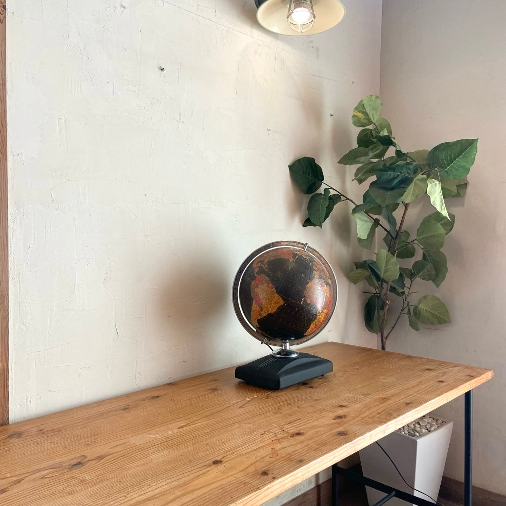 リプルーグル / Replogle ブラックオーシャン 地球儀 ライト付き ヴィンテージ