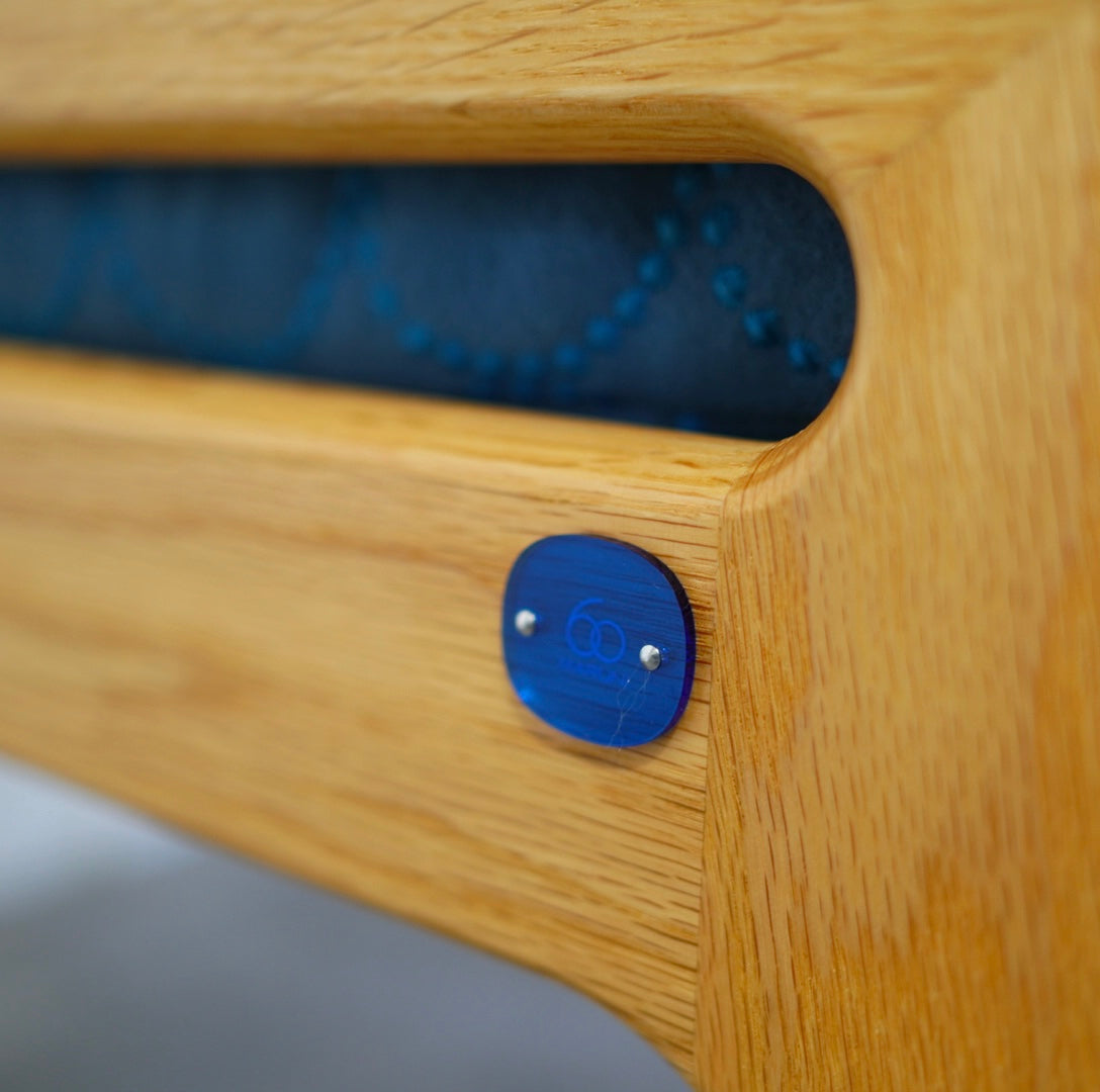 マルニ60 / maruni60 ミナペルホネン オットマン ブルー タンバリン柄