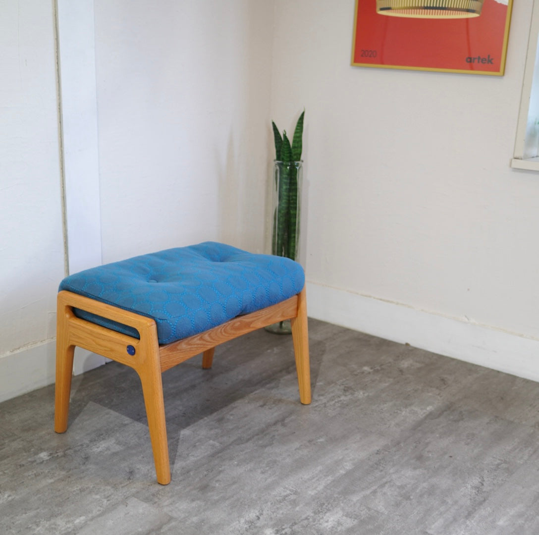 マルニ60 / maruni60 ミナペルホネン オットマン ブルー タンバリン柄