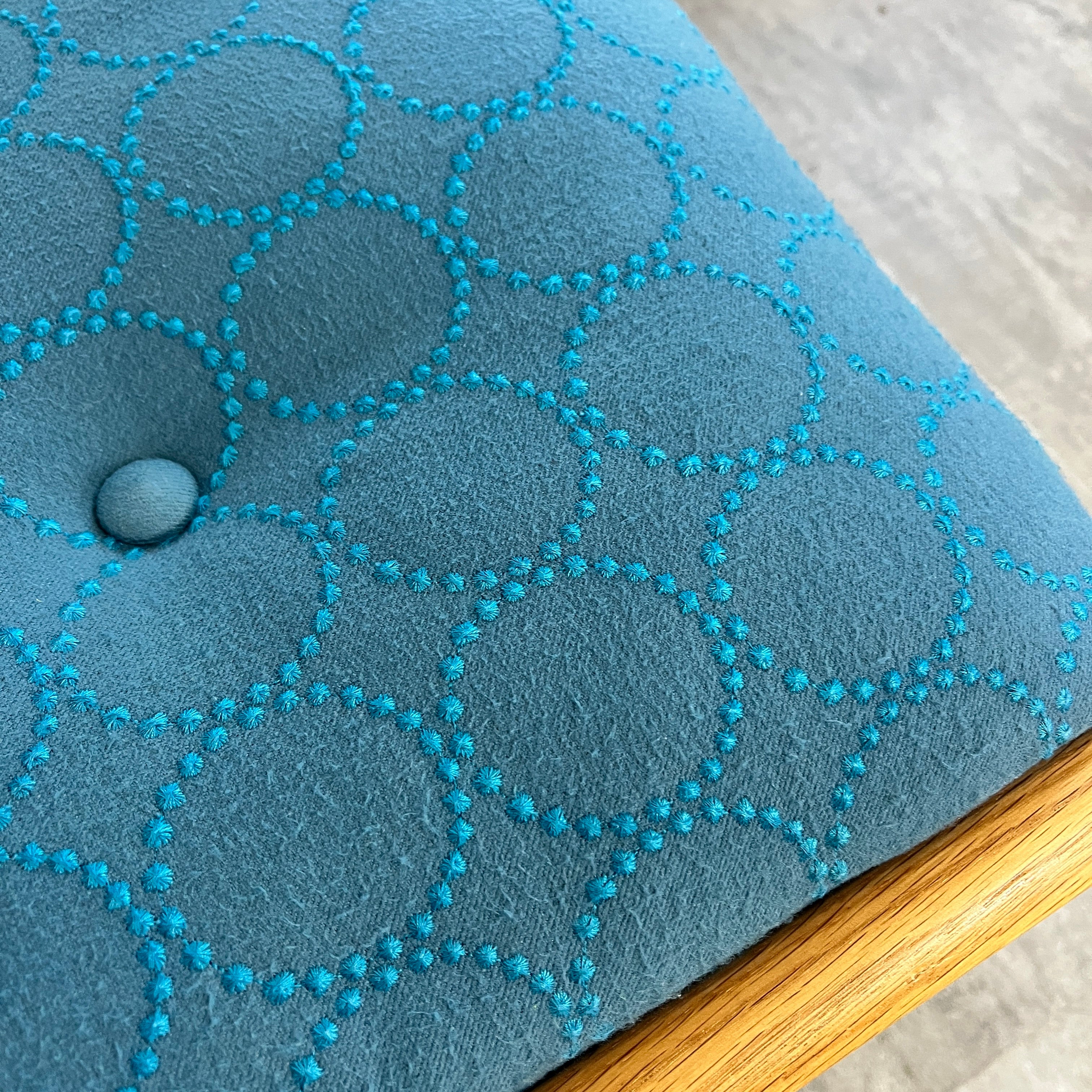 マルニ60 / maruni60 ミナペルホネン オットマン ブルー タンバリン柄