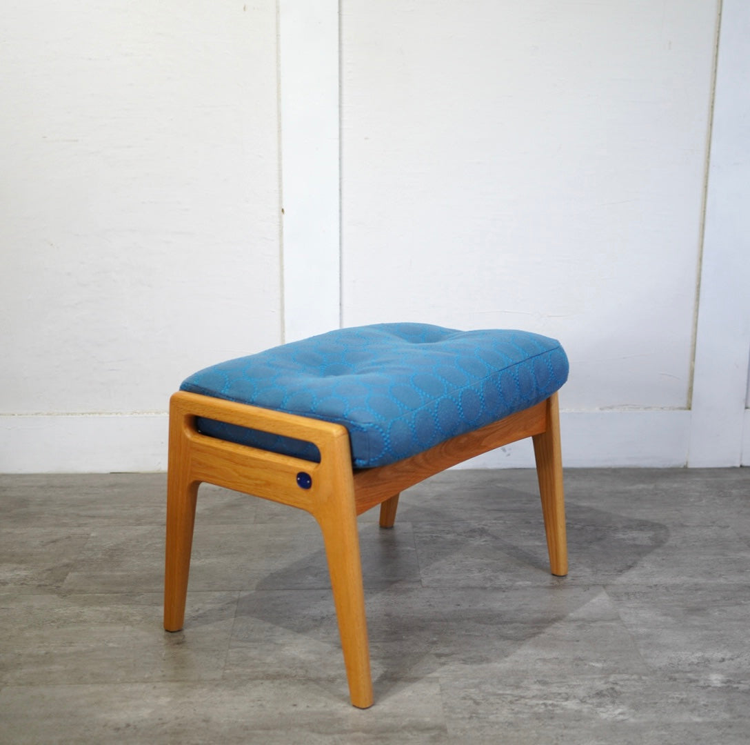 マルニ60 / maruni60 ミナペルホネン オットマン ブルー タンバリン柄