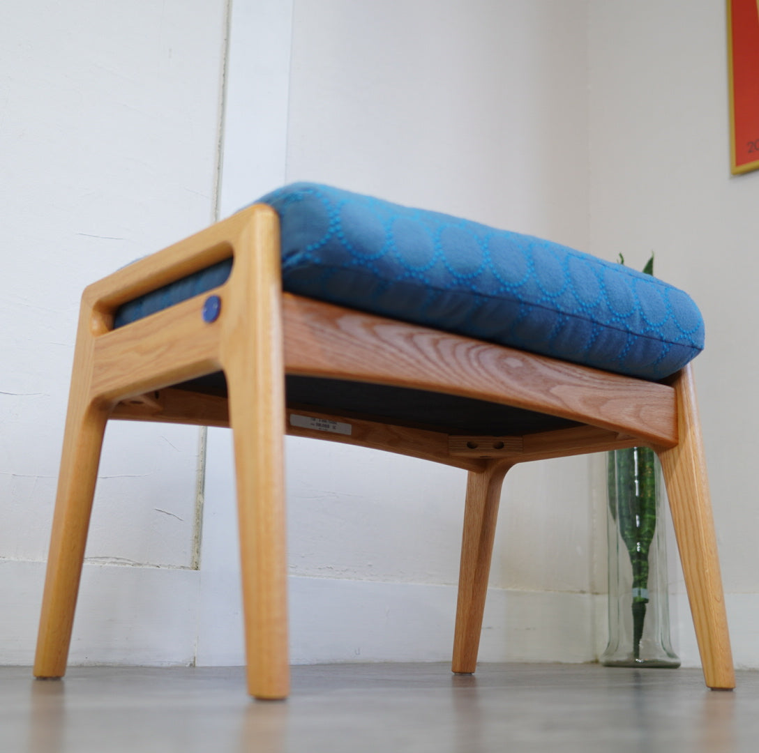 マルニ60 / maruni60 ミナペルホネン オットマン ブルー タンバリン柄