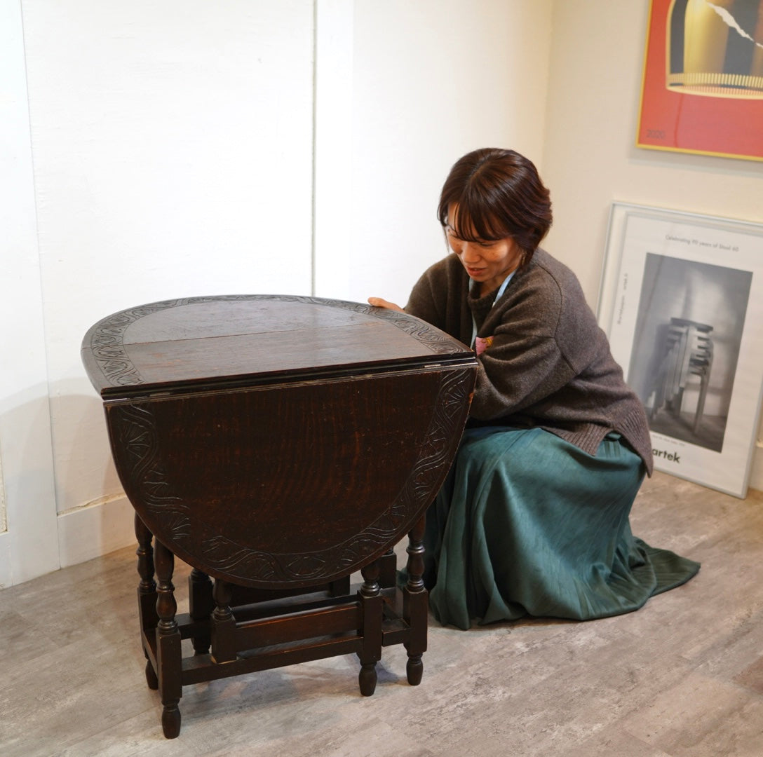 ゲートレッグ バタフライテーブル 英国アンティーク