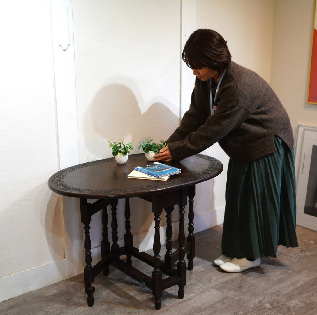 ゲートレッグ バタフライテーブル 英国アンティーク