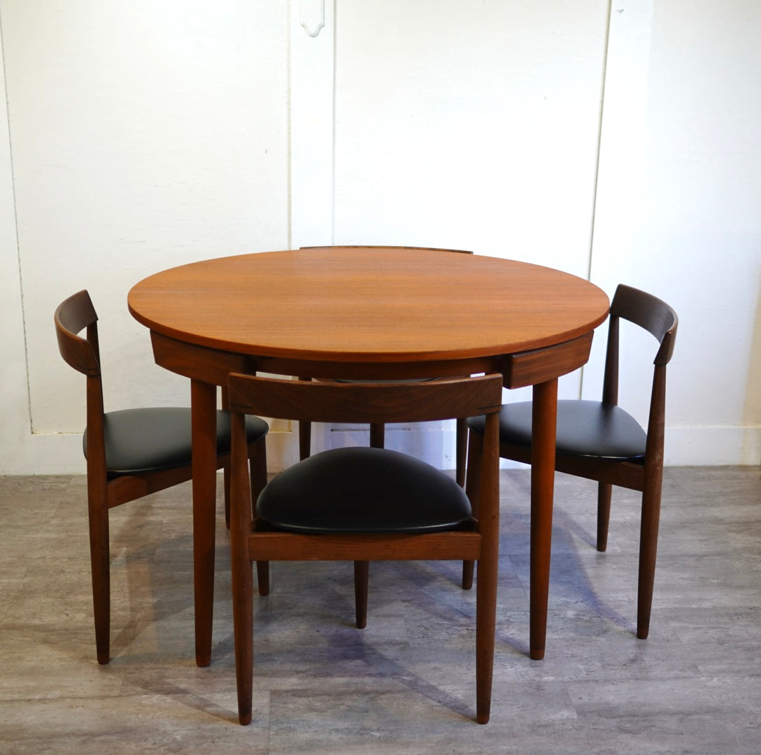 デンマークヴィンテージ フレムロジェ ダイニングテーブル 110cm フレムロジェ / Frem Rojle ダイニングセット5点 ハンス・オルセン