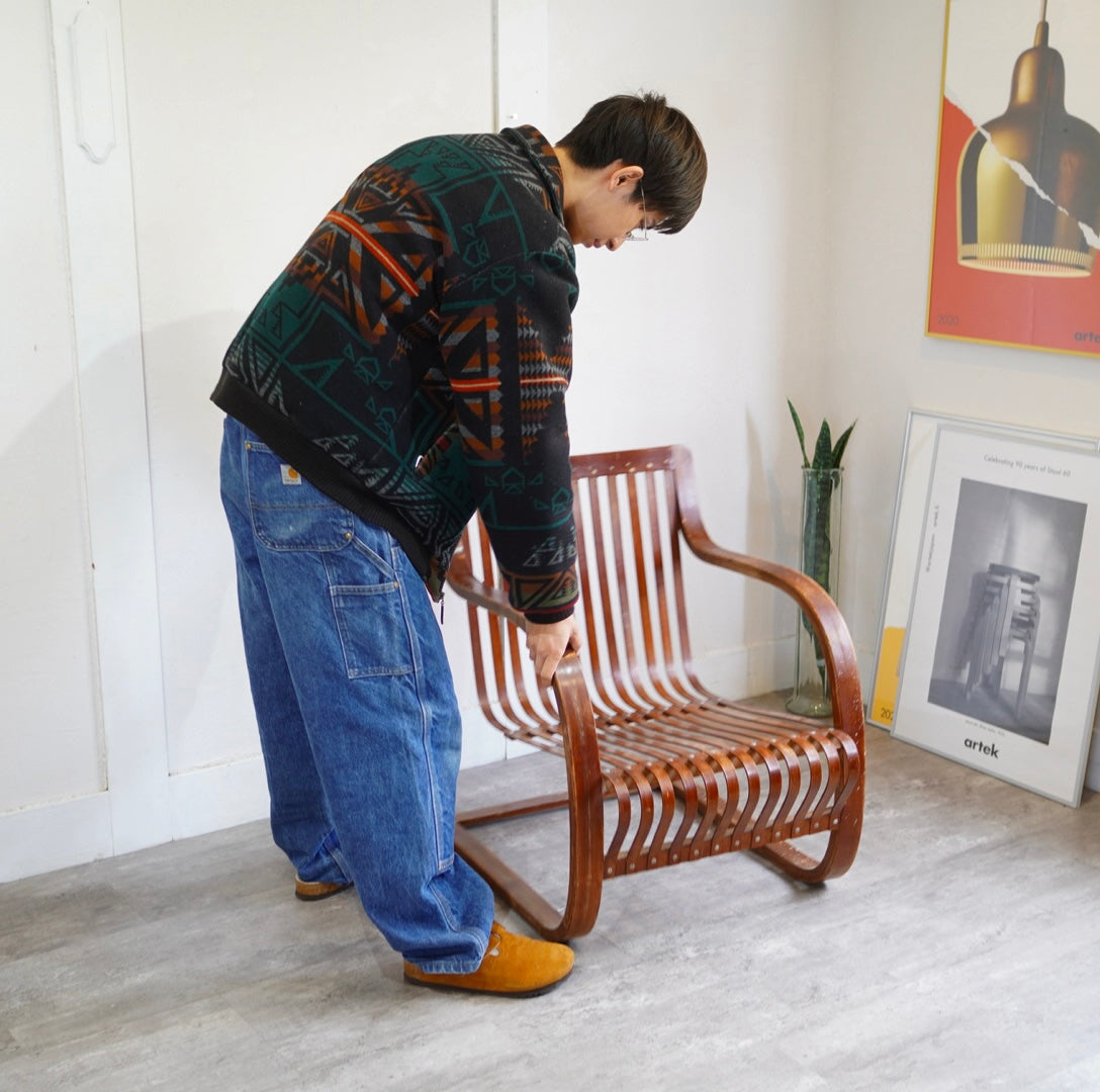 竹興社 バンブー製イージーチェア 城所右文次 ヴィンテージ