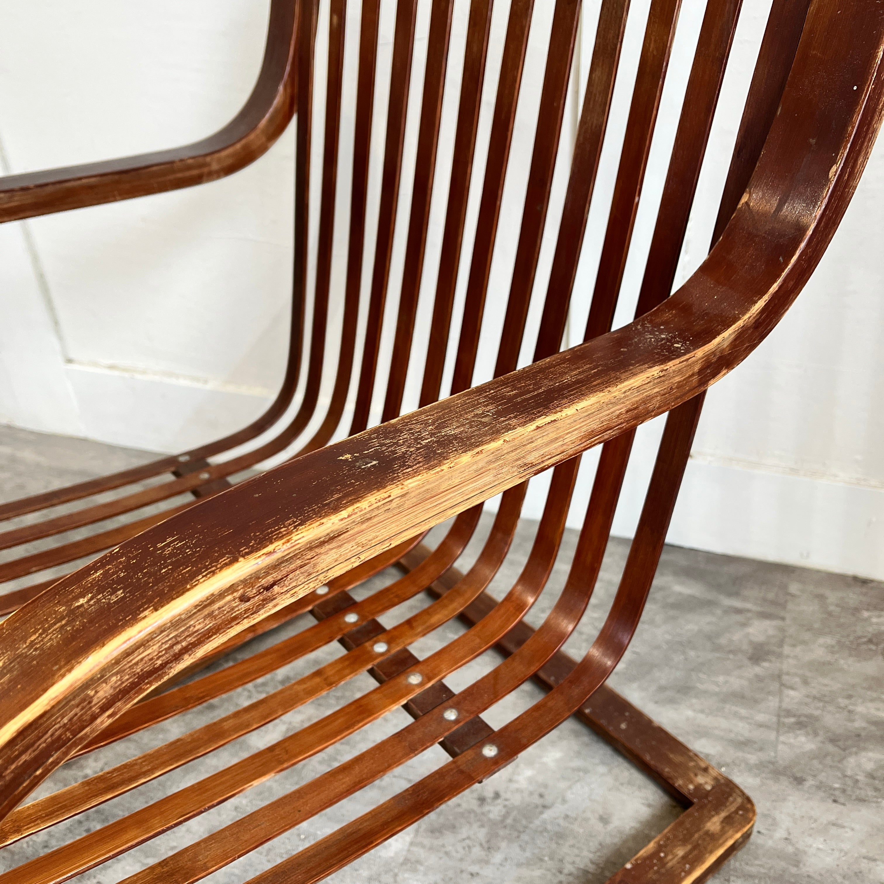 竹興社 バンブー製イージーチェア 城所右文次 ヴィンテージ