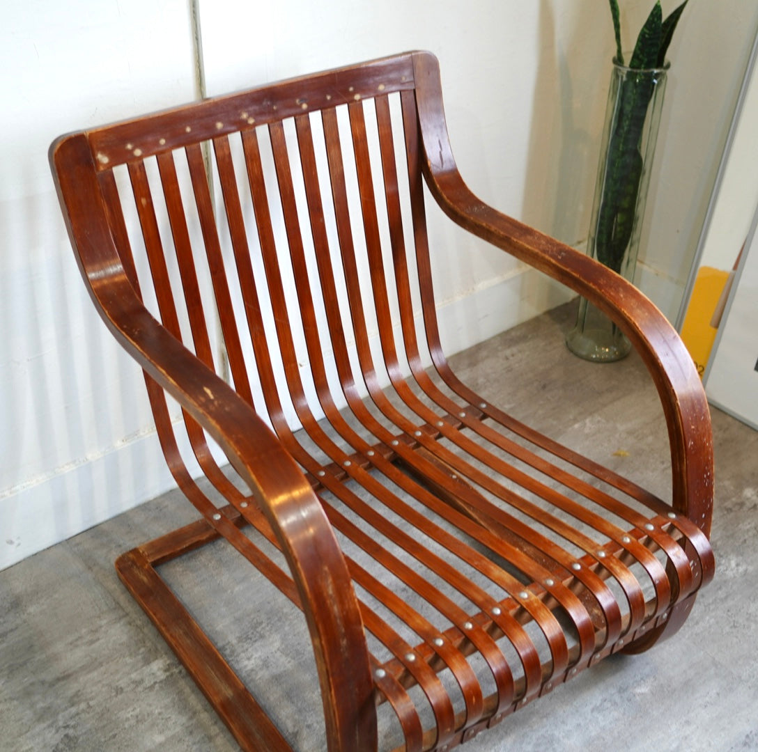 竹興社 バンブー製イージーチェア 城所右文次 ヴィンテージ