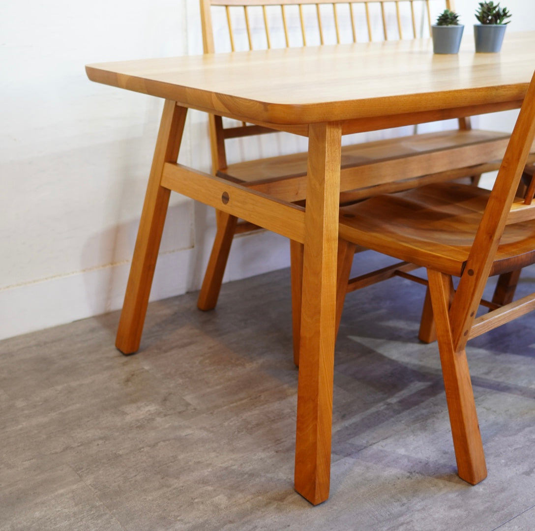 ミノ / MINO ダイニング4点セット テーブル チェア ベンチ