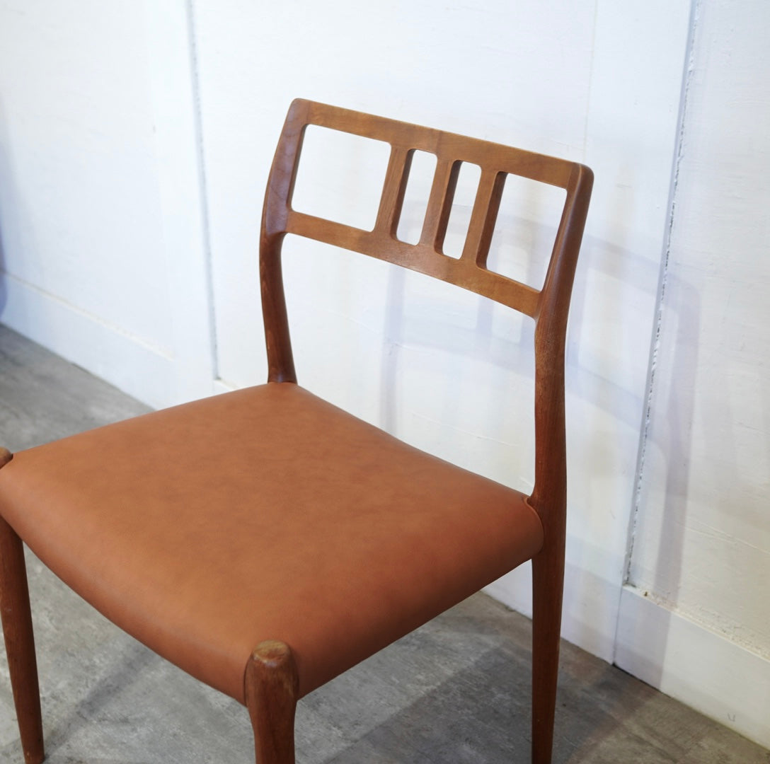 J・L・モラー / J.L.Moller Model79 ダイニングチェア ニールス・O・モラー Niels O.Moller デンマーク チーク 本革 - Restyle