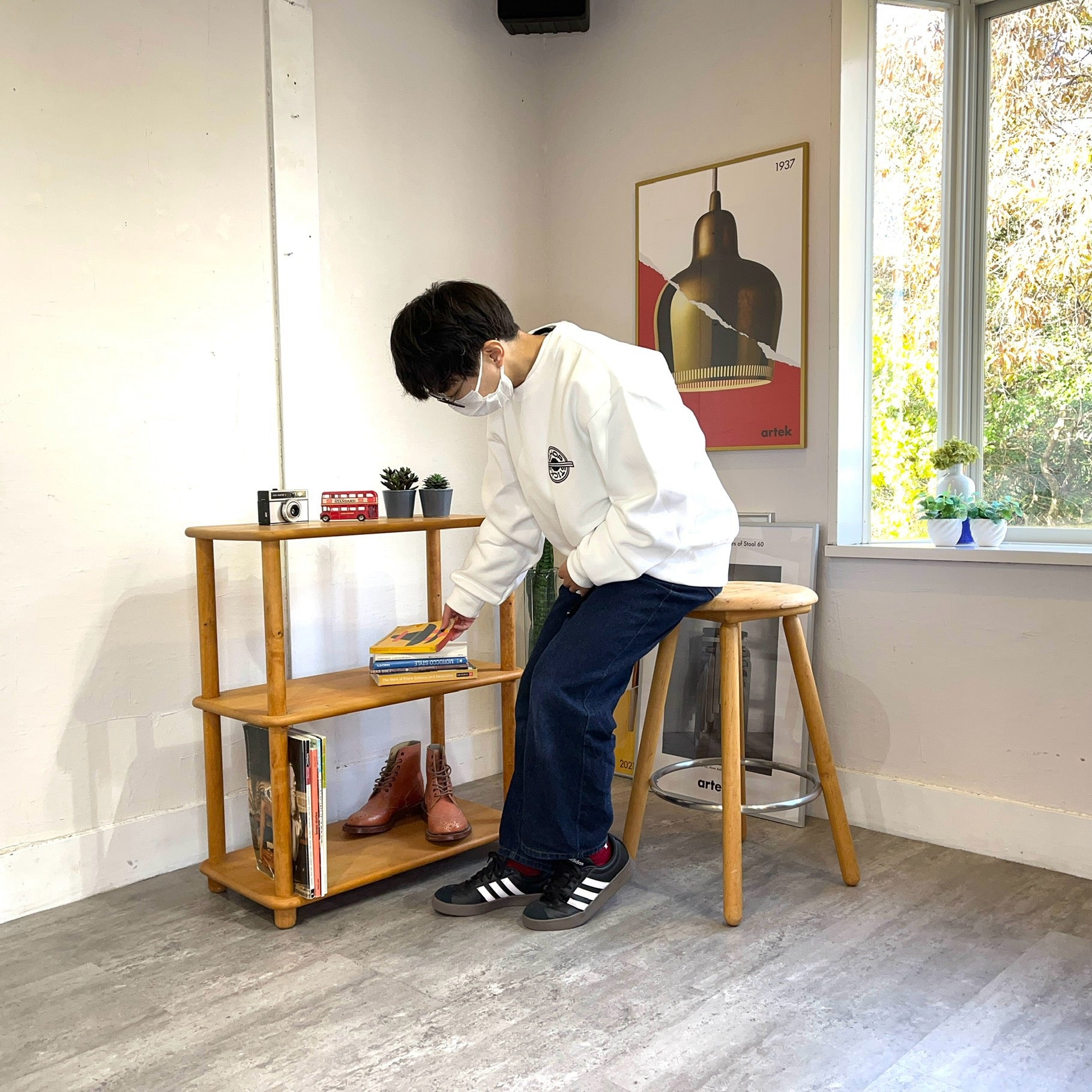 TEAM7 / ティーム7 ハイスツール 無垢アルダー材