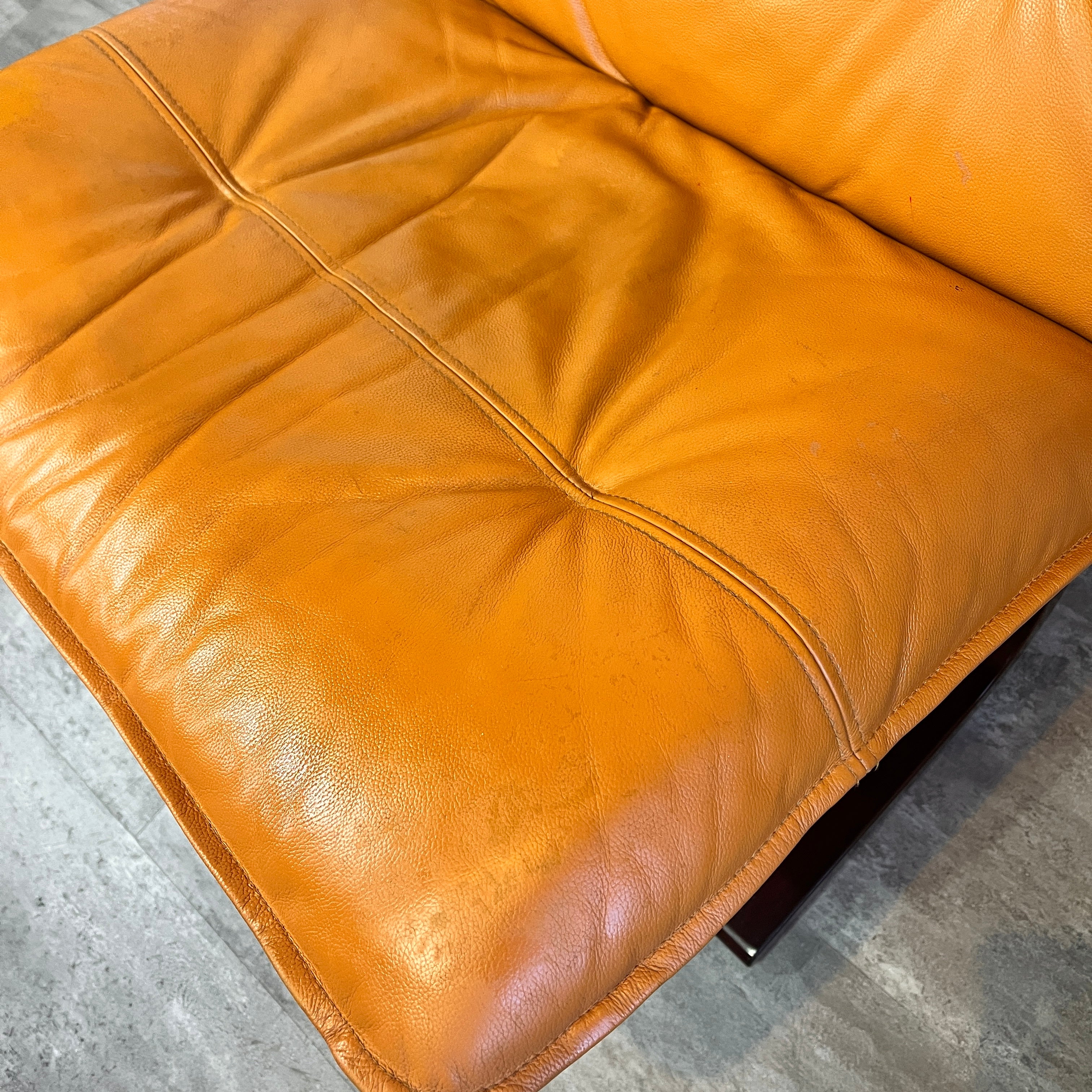 IDC大塚家具 ファルコン 本革 ハイバックチェア