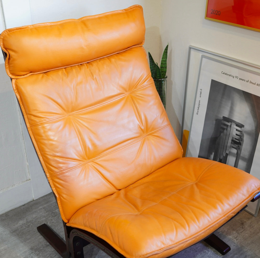 IDC大塚家具 ファルコン 本革 ハイバックチェア