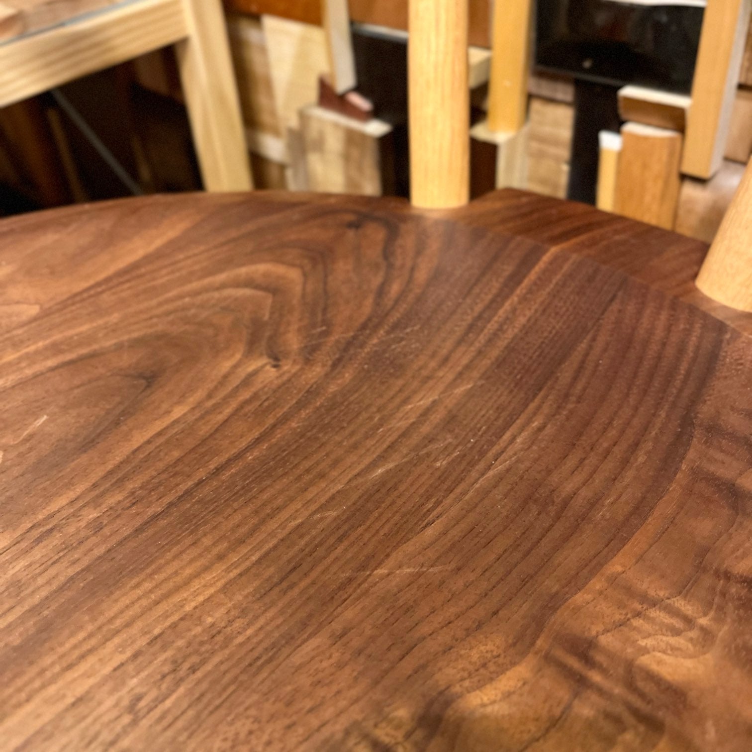 高山ウッドワークス 柏木工 カフェチェア 岩倉栄利 ダイニングチェア ウォールナット