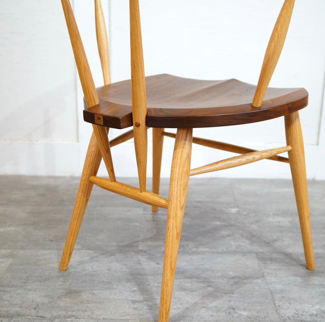 高山ウッドワークス 柏木工 カフェチェア 岩倉栄利 ダイニングチェア ウォールナット