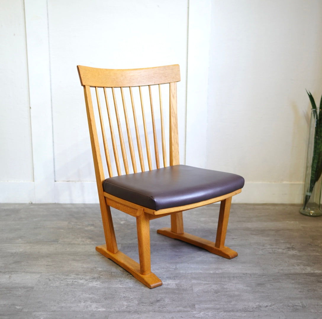 KASHIWA / 柏木工 ナラ材 ダイニングローチェア JC21