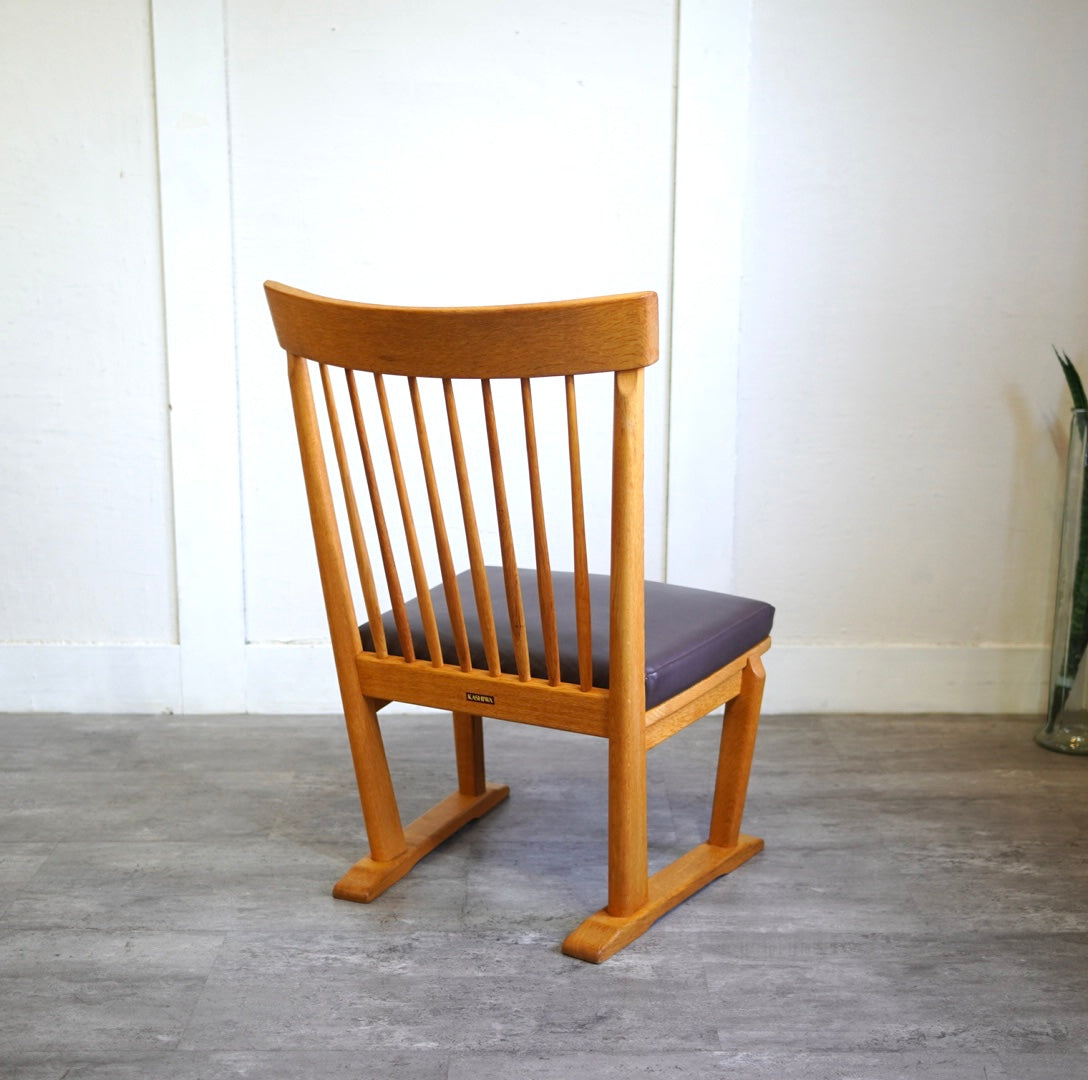 KASHIWA / 柏木工 ナラ材 ダイニングローチェア JC21