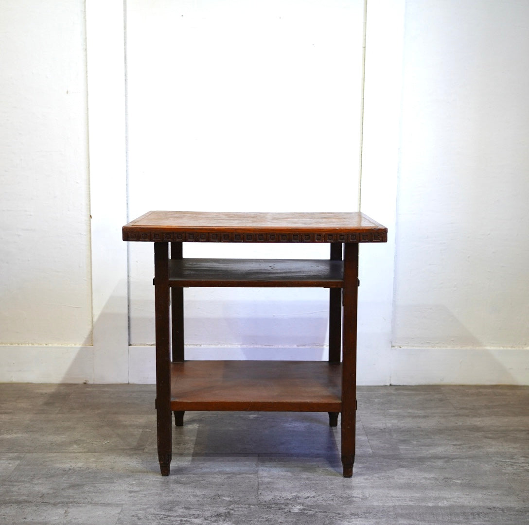 フランクロイドライト / Frank Lloyd Wright サイドテーブル / アンティーク 帝国ホテル使用品