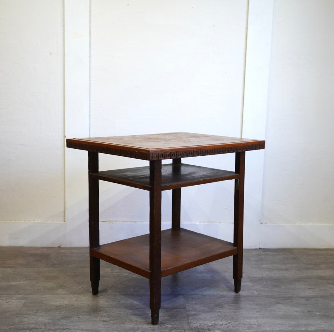 フランクロイドライト / Frank Lloyd Wright サイドテーブル / アンティーク 帝国ホテル使用品