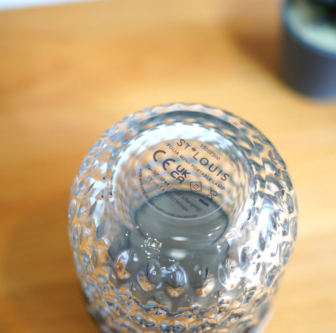 サン・ルイ / Saint-Louis フォリア / Folia ミニポータブルランプ 未使用品