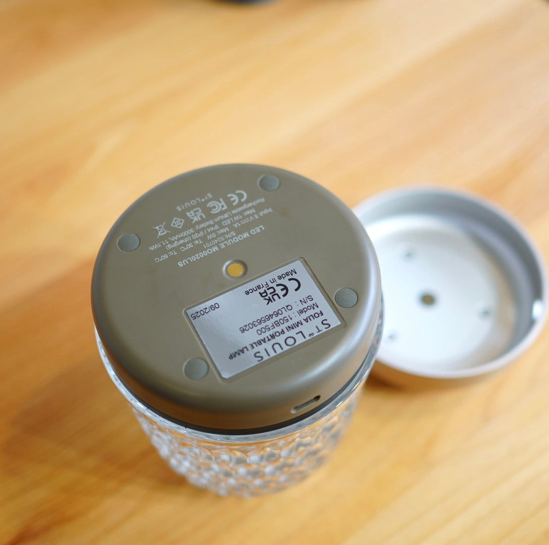 サン・ルイ / Saint-Louis フォリア / Folia ミニポータブルランプ 未使用品